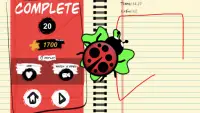 Path Drawer for Ladybug - Adventure Puzzle Game Screen Shot 2