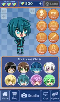 Pocket Chibi - Anime Dress Up Screen Shot 6