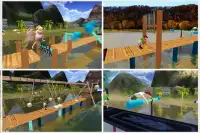 Kids Stunts Water Park Jumping Simulator Game Screen Shot 8