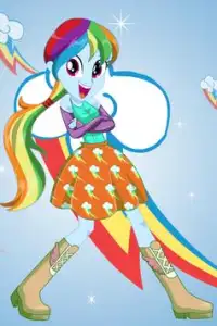 Pony Cool Girls with Fluttershy Rarity Rainbow Screen Shot 3