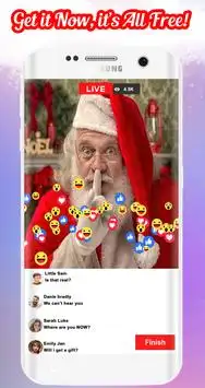 Santa Live Video Streaming Screen Shot 4