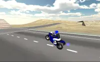 motorfiets bestuurder 3D Screen Shot 0