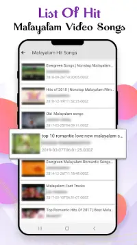 Malayalam Songs: Malayalam Vid Screen Shot 3