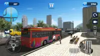 extremo Treinador Ônibus Simulação 3d Screen Shot 1