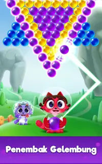 Game Kucing: Bubble Shooter 3D Screen Shot 8