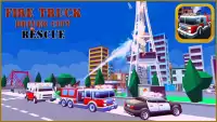 Fire Truck Driver City Rescue Screen Shot 0