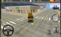 Schoolbus Sürüş 3D Sim 2 Screen Shot 2