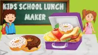 Kids school lunch food maker Screen Shot 0