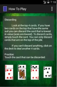 4 Card Solitaire Screen Shot 3