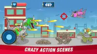 Assembla il robot Dino: costruisci e combatti Screen Shot 2