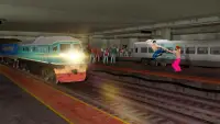 Police Train Driving: Train Fighting Games Screen Shot 11