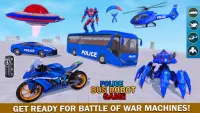 Bus Robot Car War - Robot Game Screen Shot 3