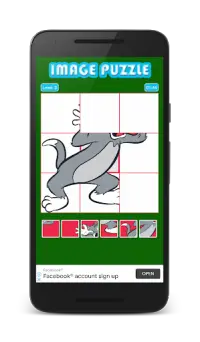 Image Puzzle - Tom and Jerry Screen Shot 1