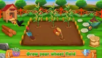 بيت مزرعة الحيوانات - لعبة زراعة سعيدة للأطفال Screen Shot 0