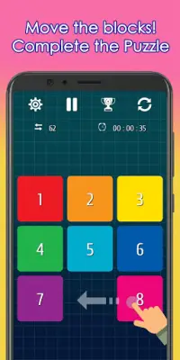 15 Puzzle - A Magic Square | Fifteen Number Puzzle Screen Shot 0
