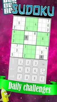 Classic Sudoku Puzzle Game Screen Shot 2