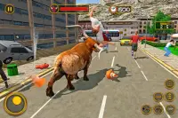 Wild Bull City Attack: Bull Simulator Games Screen Shot 3