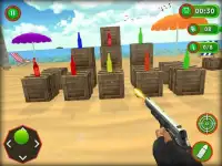 बोतल शूट विशेषज्ञ - रियल गन शूटिंग खेल Screen Shot 8