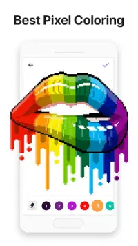Bixel:  Paint by Number Coloring Book Screen Shot 0