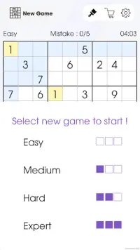 스도쿠-스도쿠 퍼즐, 두뇌 게임, sudoku Screen Shot 2
