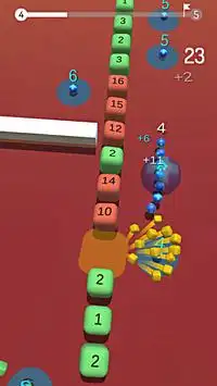 Snake Balls vs Blocks 3D Screen Shot 2