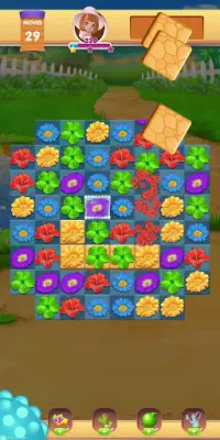Flower Garden - Match 3 Screen Shot 0