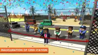 Electrical Grid Station Construction: Building Sim Screen Shot 5