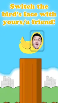Flappy You: Dodge fun obstacles as a bird Screen Shot 0