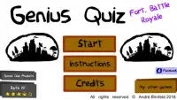 Genius Quiz Fort. Battle Royale Screen Shot 2