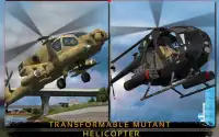 Helicóptero mutante voando sim Screen Shot 6