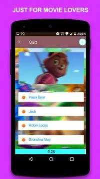 Goldie and Bear Quiz Screen Shot 1