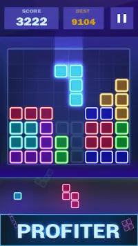 Glow Puzzle Block - jeu classi Screen Shot 2