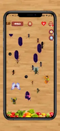 चींटी कड़ी चोट खेल Screen Shot 1