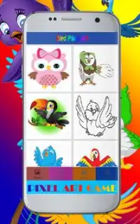 Bird Draw Color By Number Pixel Art 2018 Screen Shot 0