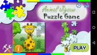 Animals Jigsaw Puzzles Game Screen Shot 0