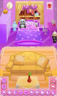 Doll House : Princess Bedroom Design Screen Shot 1