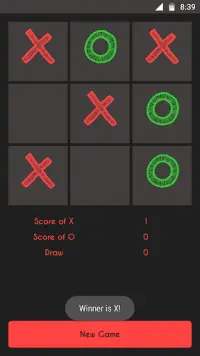 Tic Tac Toe - XvsO (Unbeatable) Screen Shot 5