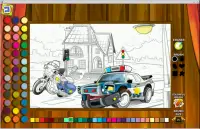 Happy Cars Art Sketching Pages Screen Shot 3