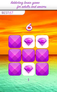 Memory game : Brain teasers for adults : Jewels #2 Screen Shot 10