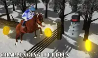 Snow Horse Run Simulator 3D Screen Shot 0