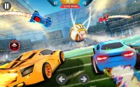 Rocket Car Ball League - 3D Car Soccer Game Screen Shot 9