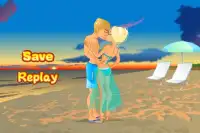Kissing on a Beach Dress Up Screen Shot 1