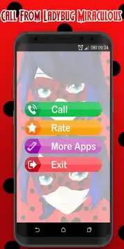 Call From Ladybug Miracul Screen Shot 1