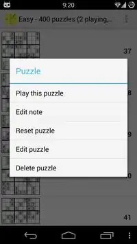 Sudoku Screen Shot 1