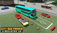 सिटी बस पार्कर सिम्युलेटर 3 डी Screen Shot 6