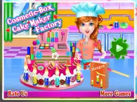 Makeup Kit Cake Maker - Factory Games for Girls Screen Shot 0