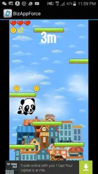 Panda Jump Jump Screen Shot 1
