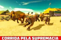 savana animal racing: jogos de animais selvagens Screen Shot 0