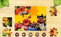 Fruit Jigsaw Puzzles Brain Games for Kids FREE Screen Shot 2