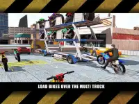 Robot Bike Parking - Transport Truck Adventure Screen Shot 11